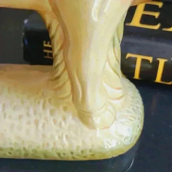 Unusual Vintage Ceramic Piece Moose Deer Elk Figure Handcrafted - Picture 4 of 10